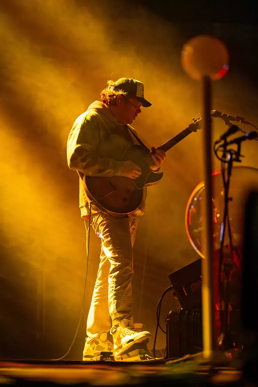 Jon "Barber" Gutwillig playing guitar