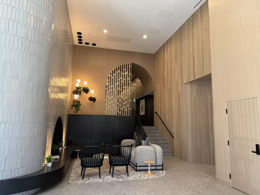 apartment lobby