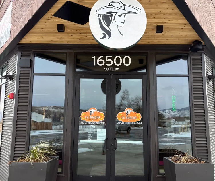 front door of a restaurant