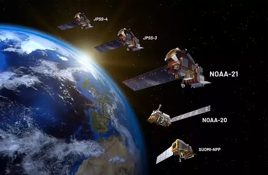 satellites over earth