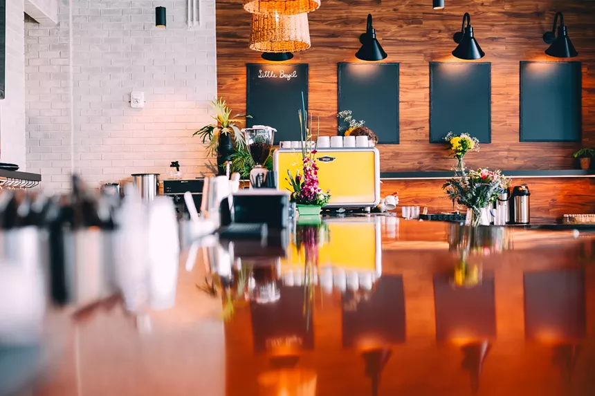 interior of a restaurant