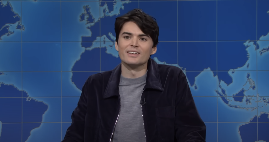 A man in a dark jacket