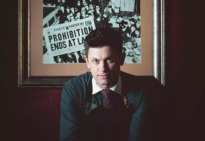 man posing for headshot