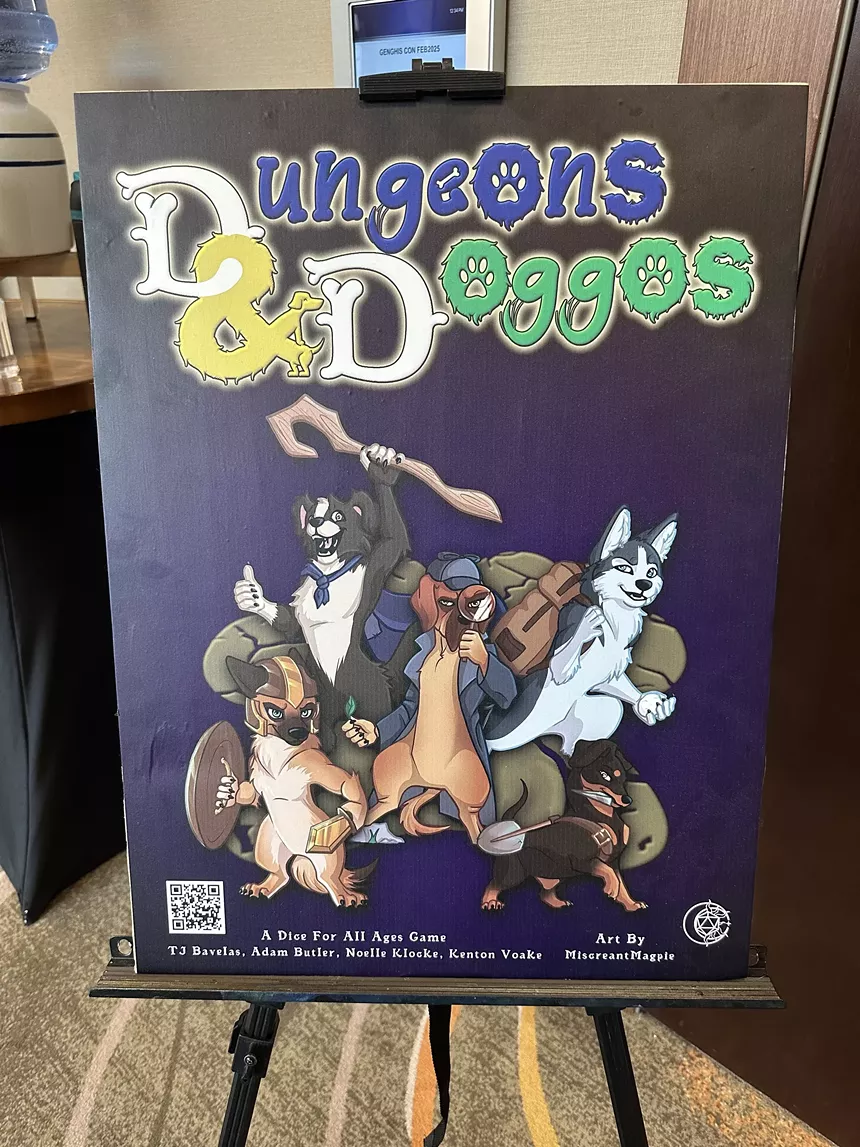 Dungeons and Doggos sign