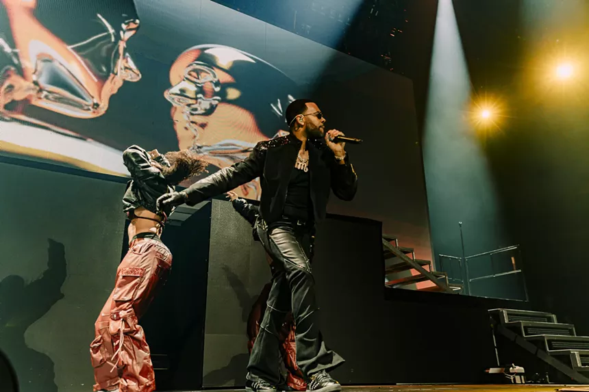 Mario performing at Ball Arena