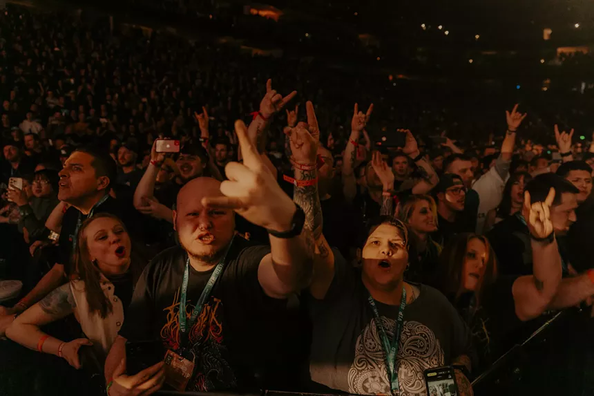 Disturbed show at Ball Arena in Denver