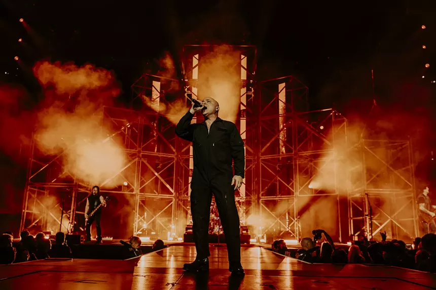 Disturbed show at Ball Arena in Denver