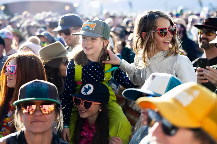 a family at WinterWonderGrass