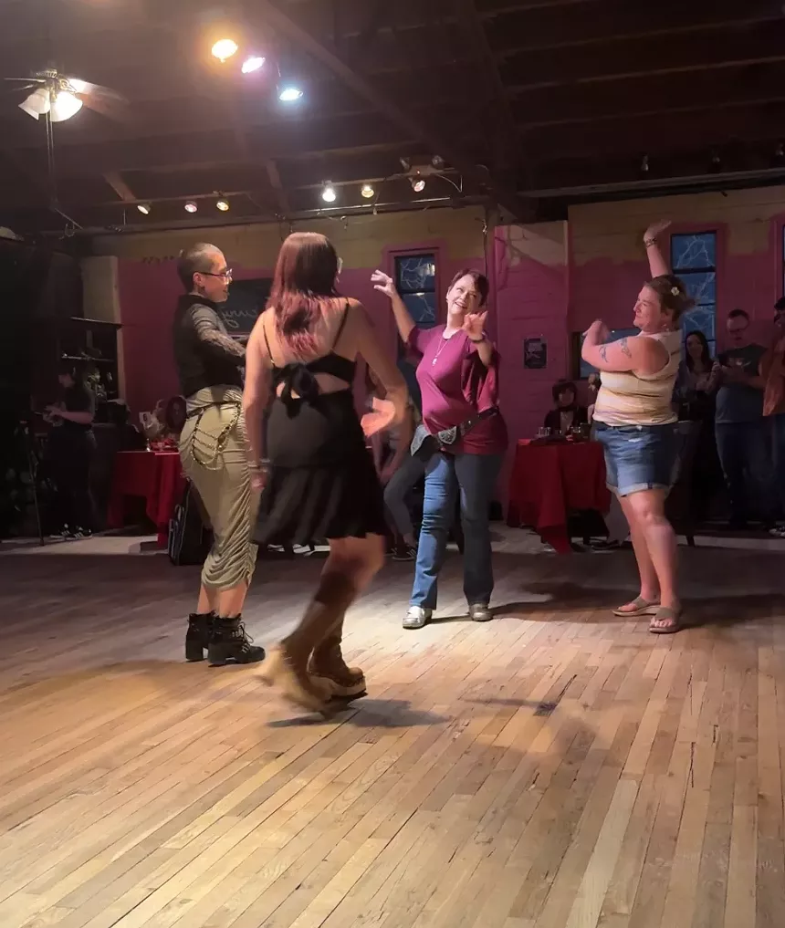 people dancing