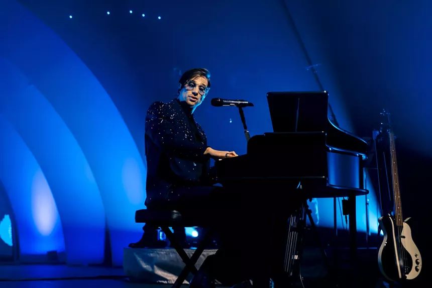 Saint Motel performing at Mission Ballroom