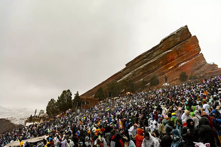 Red Rocks in the snow