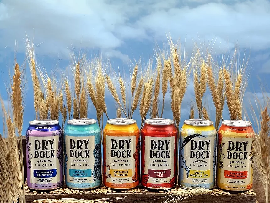 lineup of beers