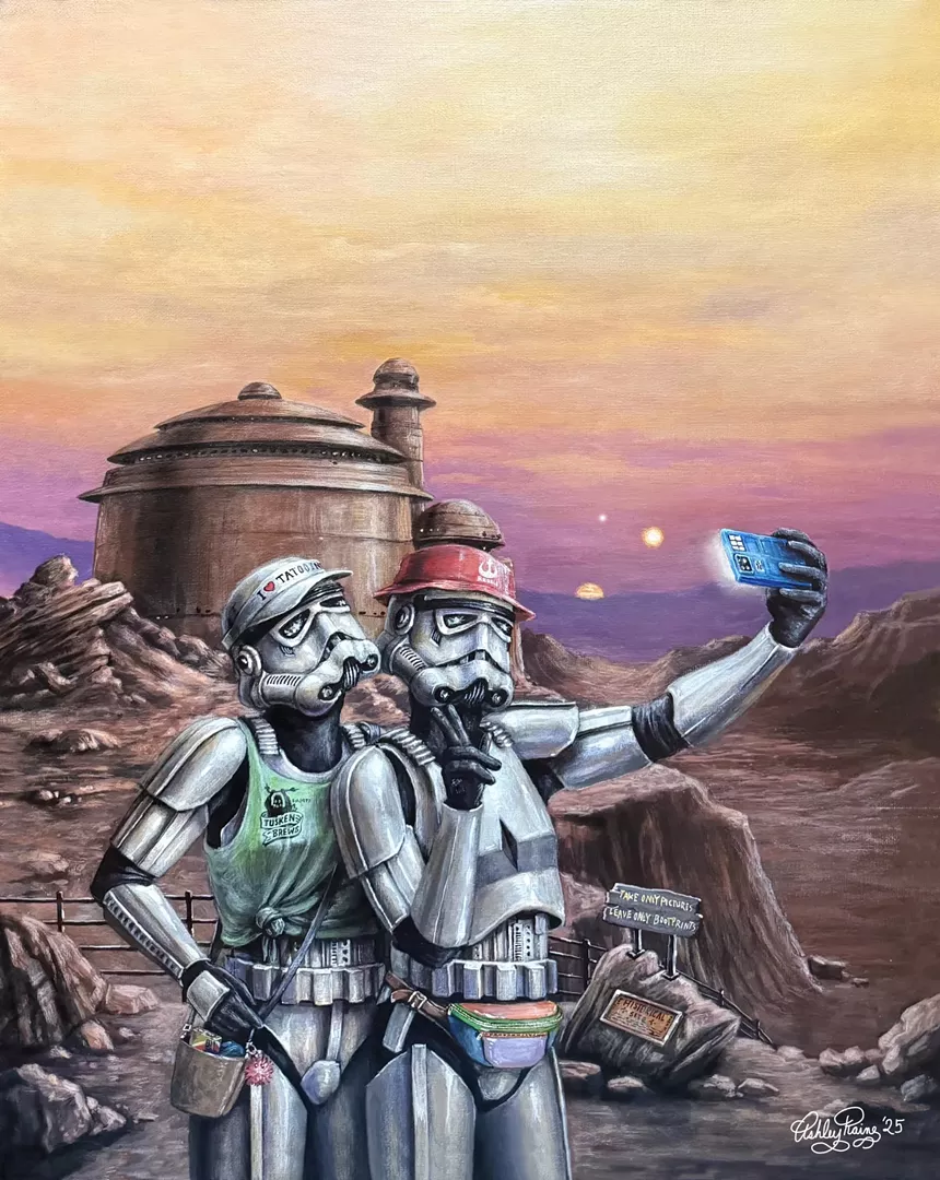 A star wars painting