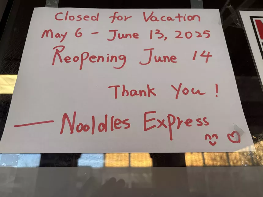 vacation sign