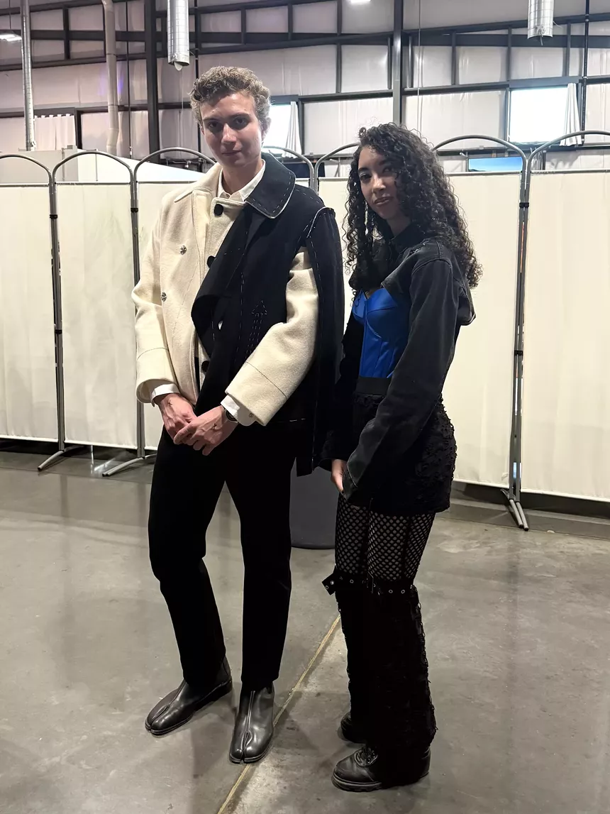 A man and woman