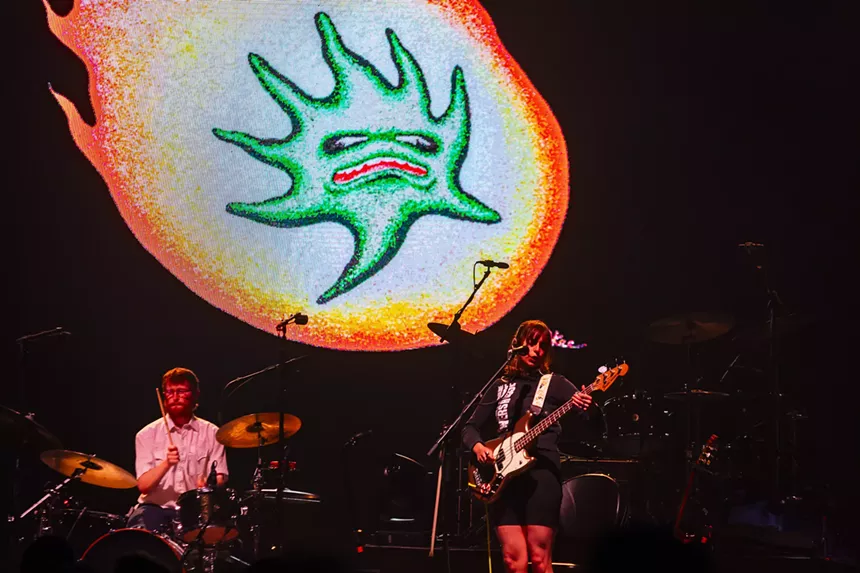 Black Country, New Road performing at the Mission Ballroom on Friday, May 16, 2025.