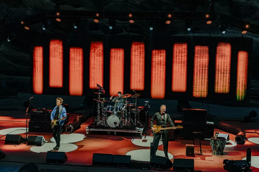 Sting performed at Red Rocks in Morrison, Colorado, on Monday, May 19, 2025.