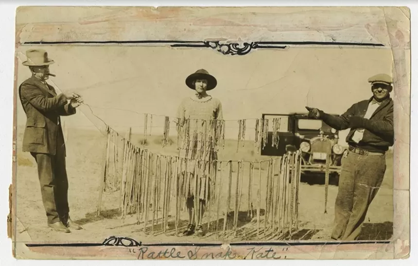 An old photo of a woman