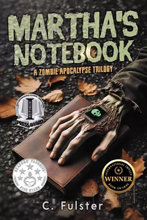 The cover of a book with a hand on it