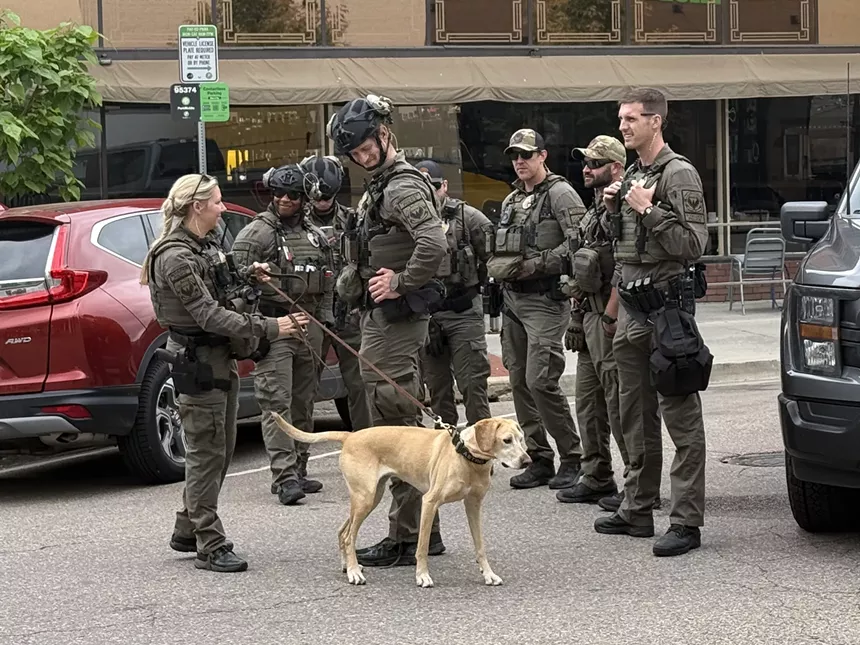 The Pearl Street Mall was thick with law enforcement for the Boulder Jewish Festival