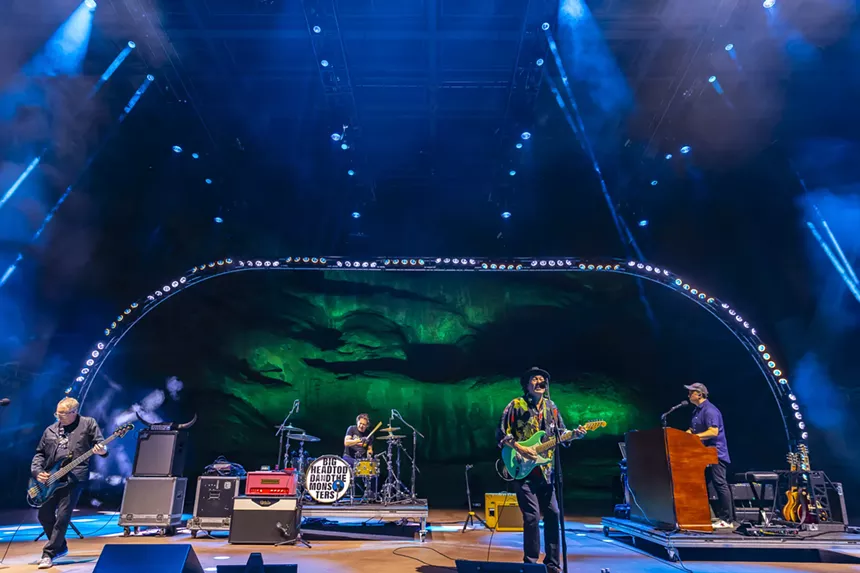 Big Head Todd and the Monsters on stage at Red Rocks.