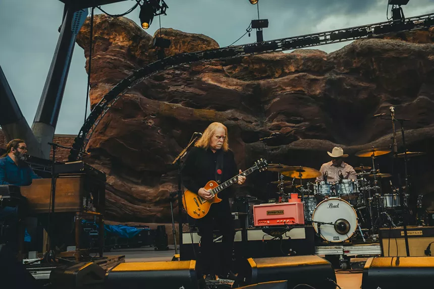 Warren Haynes Band performing live at Red Rocks.