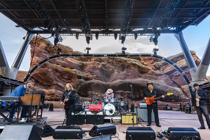 The Warren Haynes Band live at Red Rocks.