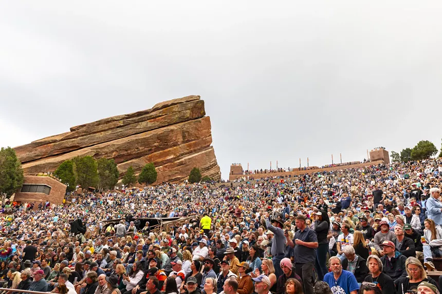 A packed Red Rocks.