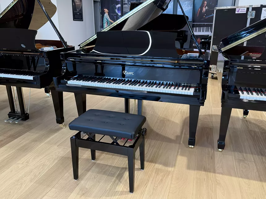 An upright piano