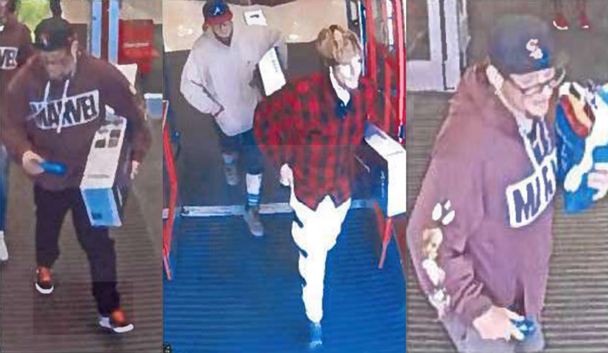 security footage of thieves at Target