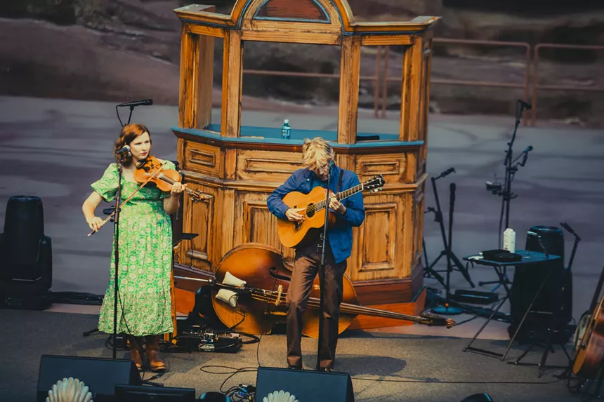 Willie Watson opened for Alison Krauss & Union Station at Red Rocks on Wednesday, June 18, 2025.
