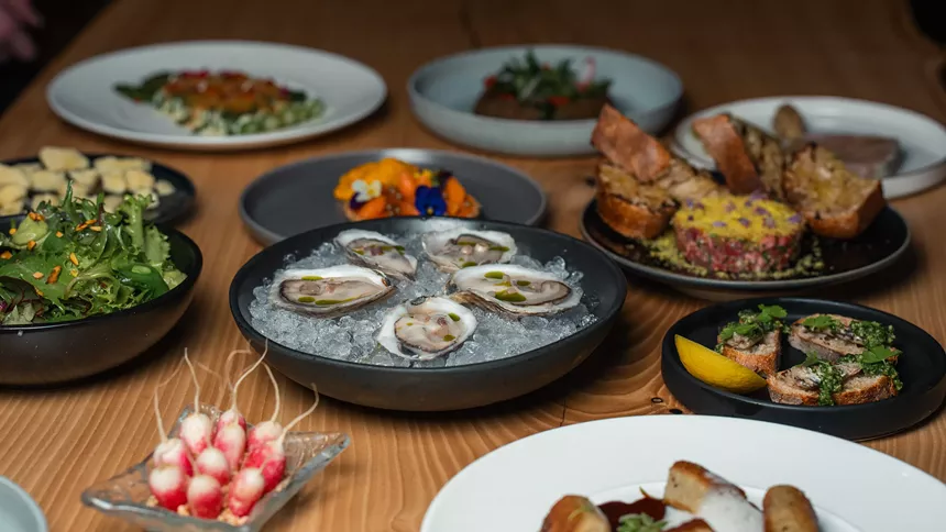 Radishes with cultured butter, East Coast oysters and more dishes on Margot's à la carte menu