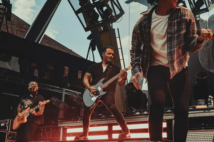 Sleeping With Sirens opened for Pierce The Veil at Red Rocks.
