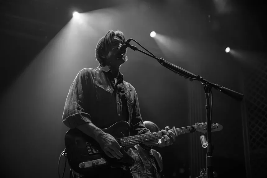 Mike Cooley playing guitar