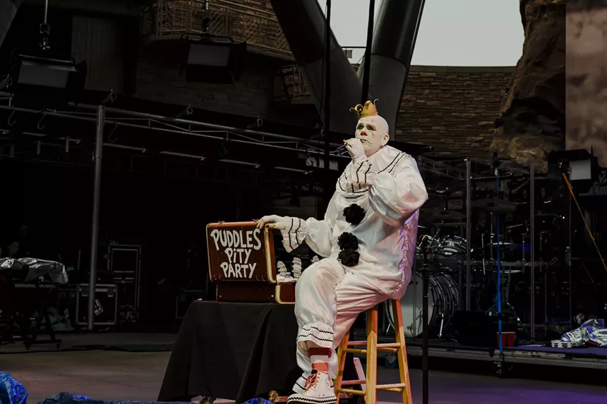 Puddles Pity Party performed to a sold-out Red Rocks crowd in support of "Weird Al" Yankovich.