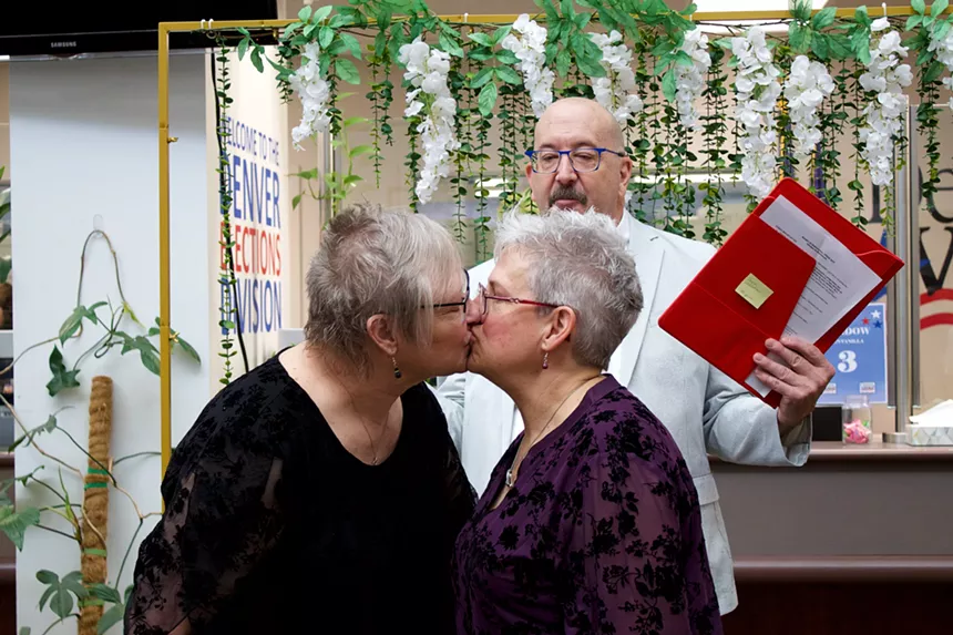 Denver's first Pride Marriage Marathon event on Friday, June 27, 2025.
