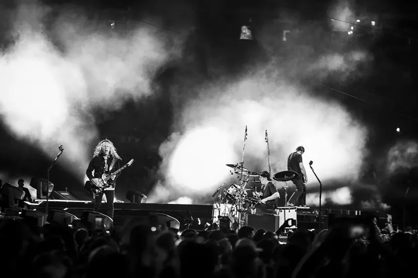 Metallica on stage at Empower Field at Mile High