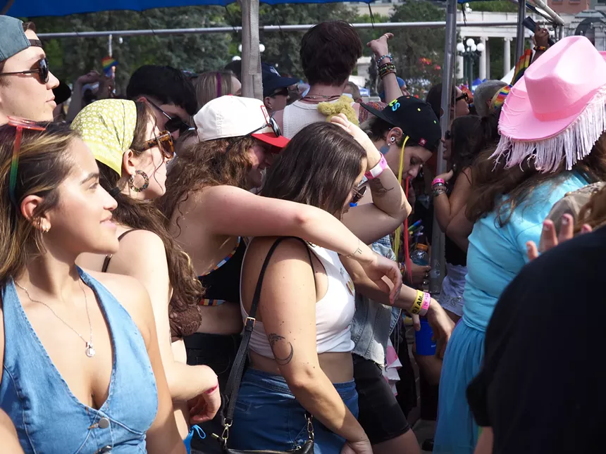 People dance