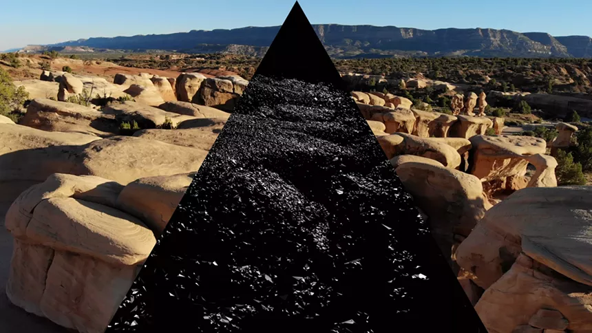 A mountain landscape