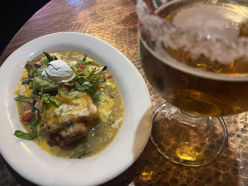 A chimichanga