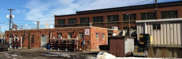 old brick buildings
