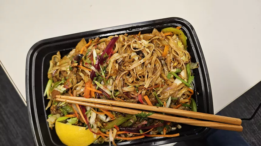 Indian version of chow mein