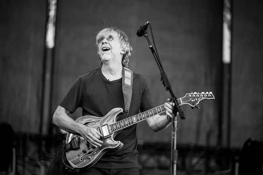 Phish performing at Folsom Field in Boulder on July 4th