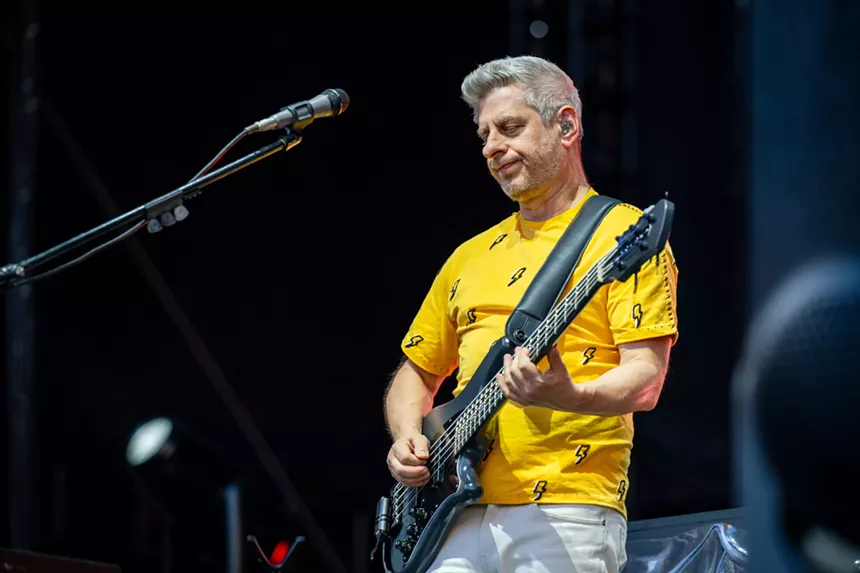 Phish performing at Folsom Field in Boulder on July 4th