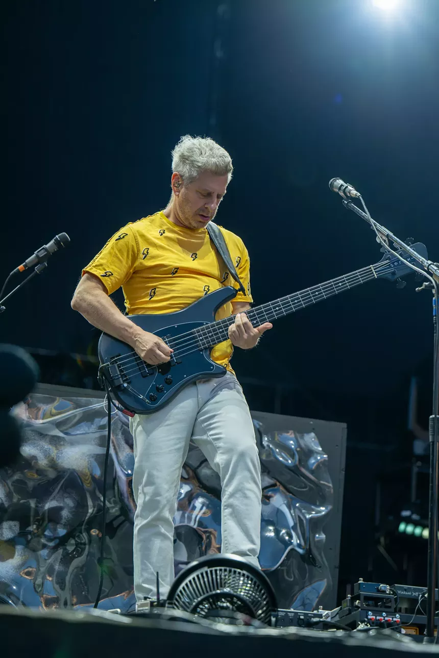 Phish performing at Folsom Field in Boulder on July 4th