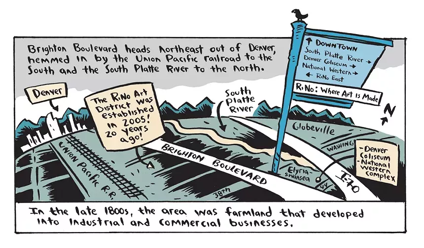 cartoon of denver