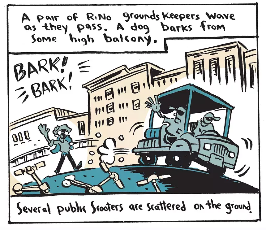 cartoon of denver