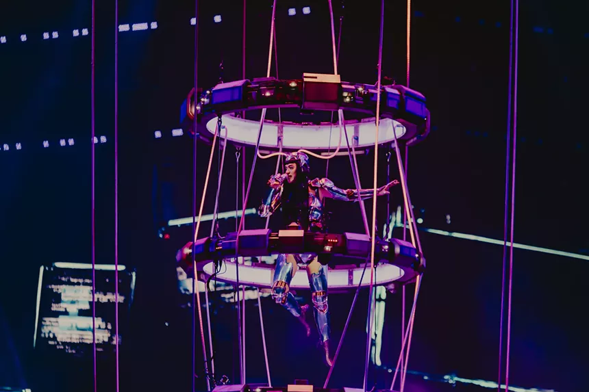 Katy Perry performed at Ball Arena on Thursday, July 10, 2025, for her Lifetimes Tour.