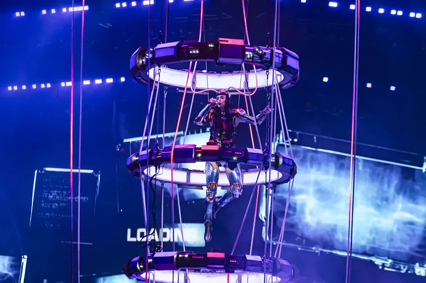 Katy Perry performed at Ball Arena on Thursday, July 10, 2025, for her Lifetimes Tour.