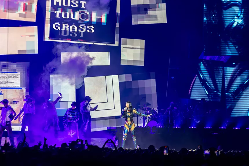 Katy Perry performed at Ball Arena on Thursday, July 10, 2025, for her Lifetimes Tour.
